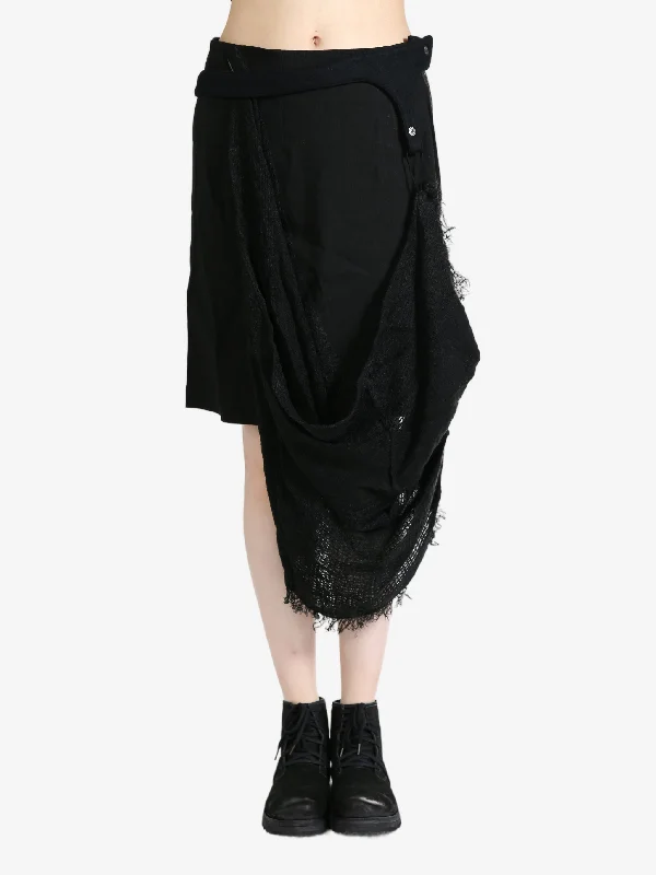 HYEIN SEO - Women Fringed Skirt lace skirt intricate