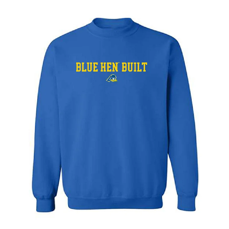Delaware - NCAA Women's Track & Field : Amber Cray - Fashion Shersey Crewneck Sweatshirt Hoodie with Ribbed Hem Stretchable Secure