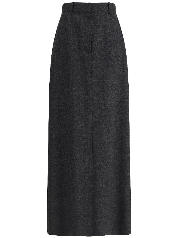 THE ROW - Women Roux Skirt linen skirt natural