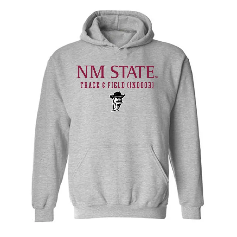 NMSU - NCAA Women's Track & Field (Indoor) : T'Erica Boyd - Hooded Sweatshirt Classic Shersey Hoodie with Typography Text Message NMSU - NCAA Women's Track & Field (Indoor) : T'Erica Boyd - Hooded Sweatshirt Classic Shersey Hoodie with Typography Text Message