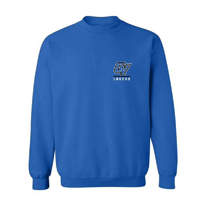 Grand Valley - NCAA Women's Track & Field : Alaina Diaz - Crewneck Sweatshirt Hoodie with Pocket Utility Practical