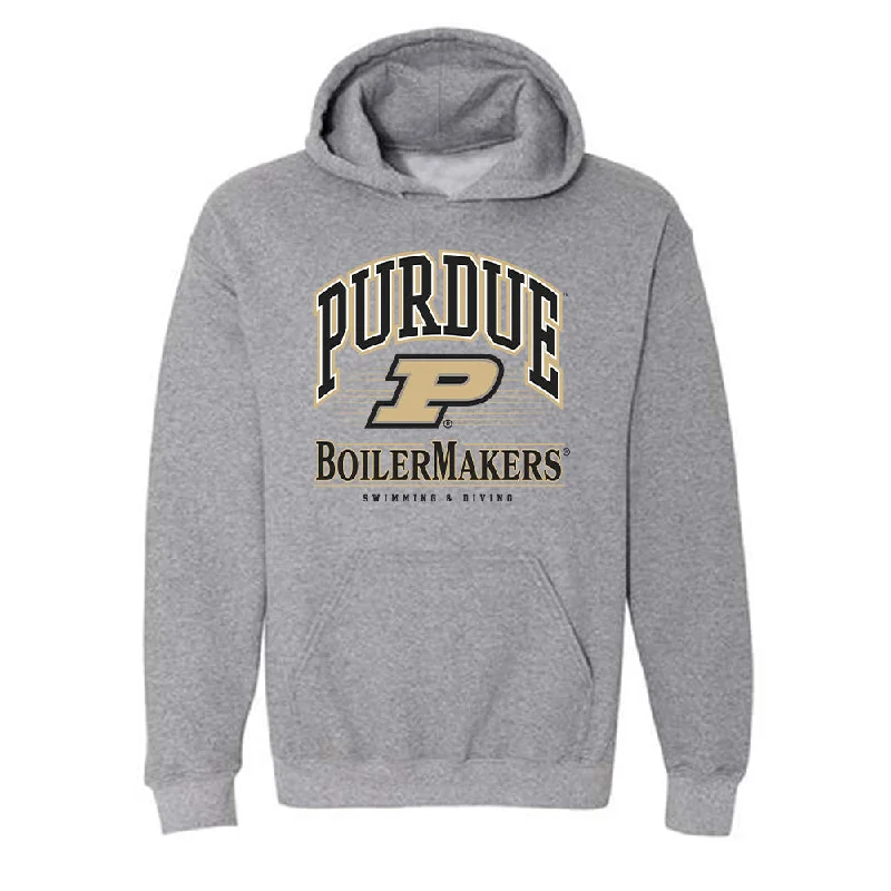 Purdue - NCAA Women's Swimming & Diving : Ruth Anne McCranie - Classic Shersey Hooded Sweatshirt Hoodie with Illustration Artistic Creative Purdue - NCAA Women's Swimming & Diving : Ruth Anne McCranie - Classic Shersey Hooded Sweatshirt Hoodie with Illustration Artistic Creative