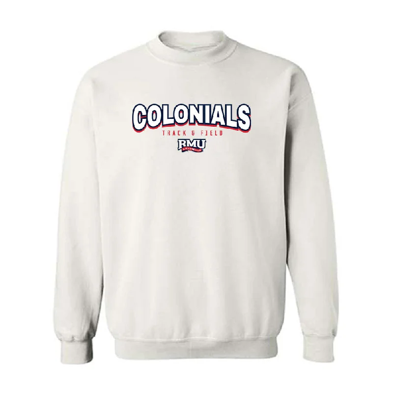 Robert Morris - NCAA Women's Track & Field : Dea Monz - Classic Shersey Crewneck Sweatshirt Hoodie with Turtle Neck Cozy Winter