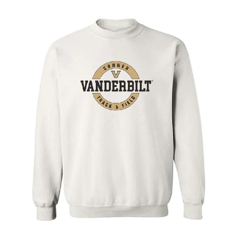 Vanderbilt - NCAA Women's Track & Field : Kenyah Conner - Classic Fashion Shersey Crewneck Sweatshirt Hoodie with Slit Hem Functional Movement
