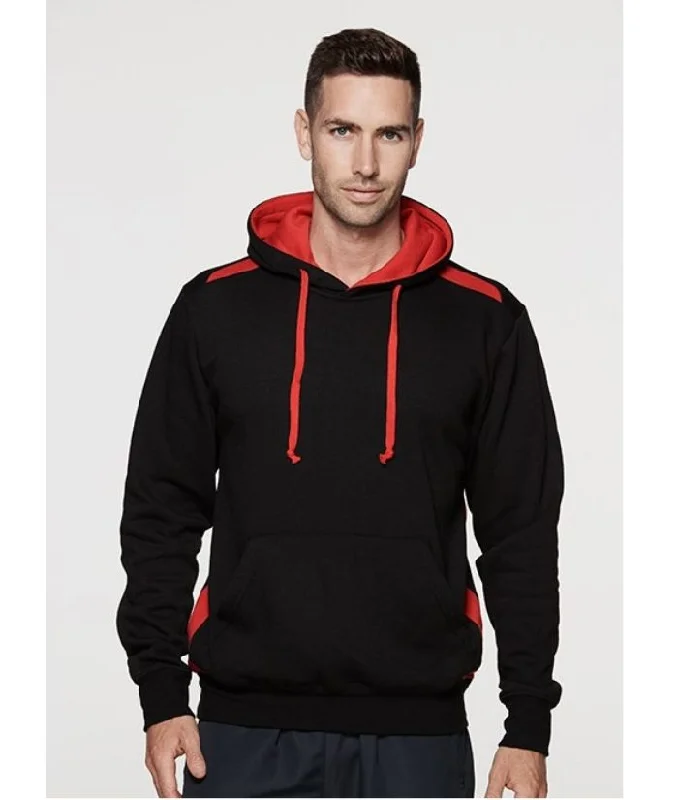 Paterson Pullover Hoodie Hoodie with Metallic Shiny Futuristic