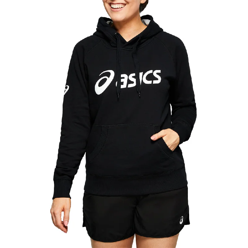 ASICS Womens Fleece Hoodie Hoodie with Ribbed Hem Stretchable Secure