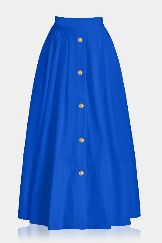 Designer Blue Knee Length Skirts denim skirt stylish