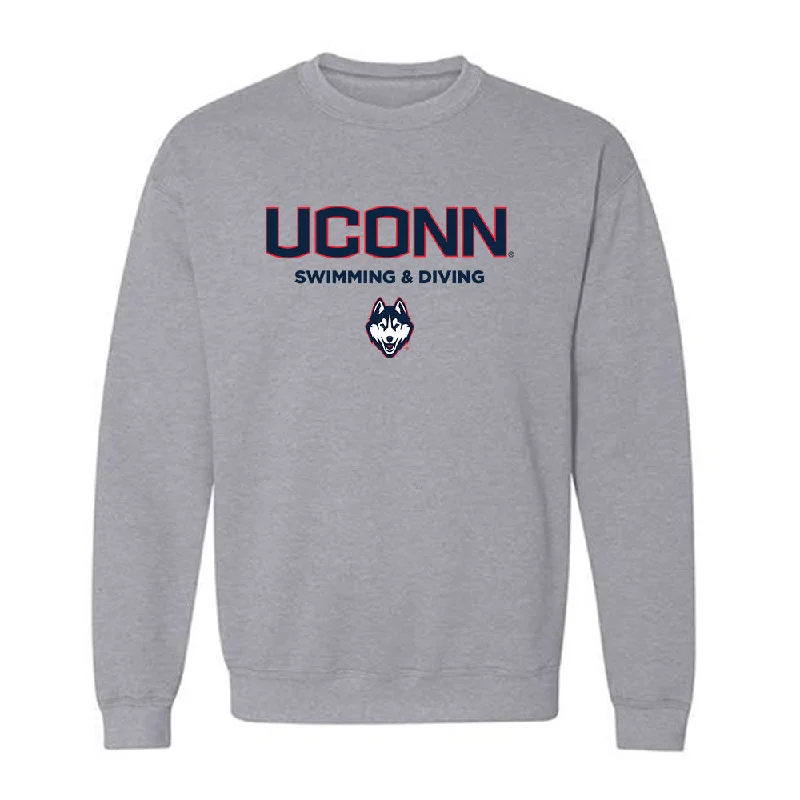 UConn - NCAA Women's Swimming & Diving : Bridget Davis - Classic Shersey Crewneck Sweatshirt Hoodie with Longline Fit Extended Stylish