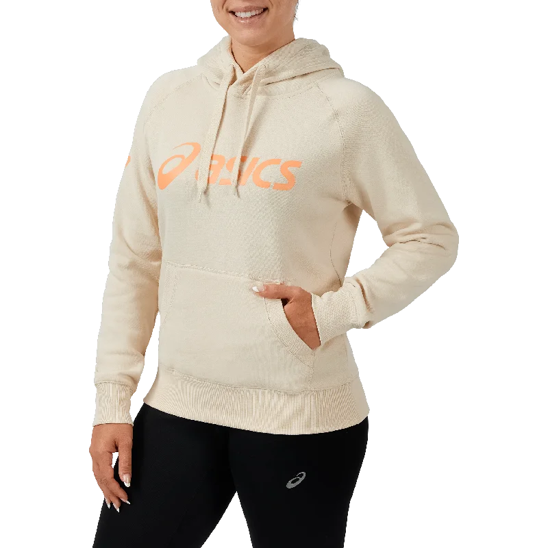 ASICS Womens Fleece Hoodie Hoodie with Sequins Glamorous Eye-catching