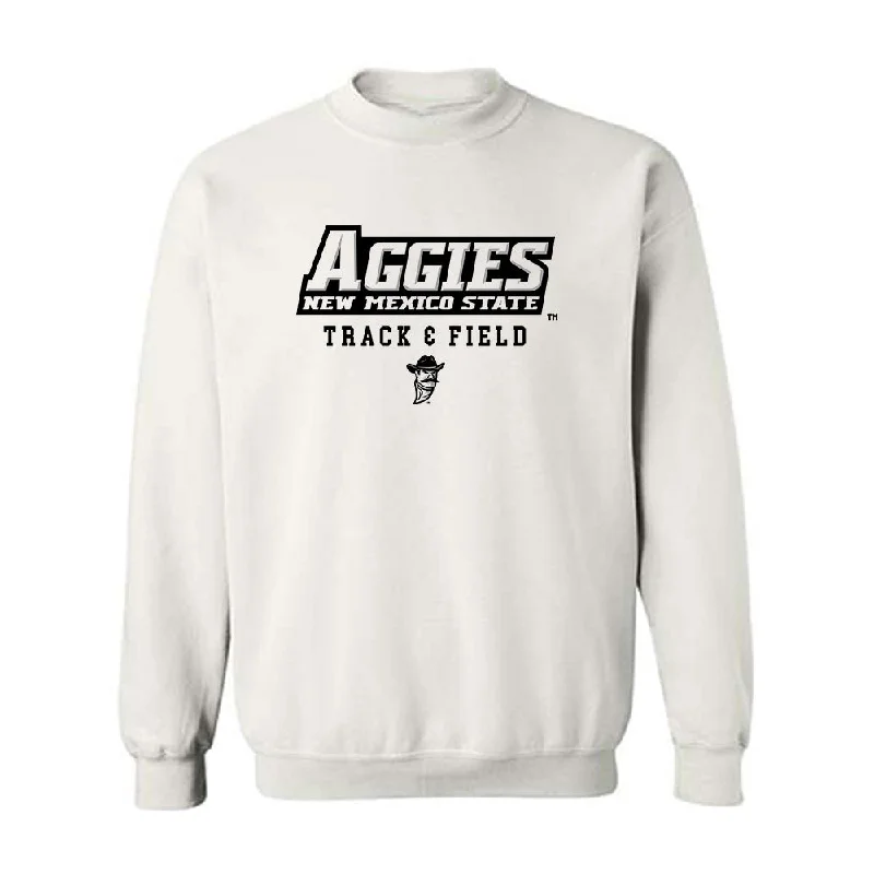 NMSU - NCAA Women's Track & Field (Indoor) : Terice Steen - Crewneck Sweatshirt Classic Shersey Hoodie with Hem Elastic Stretchable Comfortable NMSU - NCAA Women's Track & Field (Indoor) : Terice Steen - Crewneck Sweatshirt Classic Shersey Hoodie with Hem Elastic Stretchable Comfortable