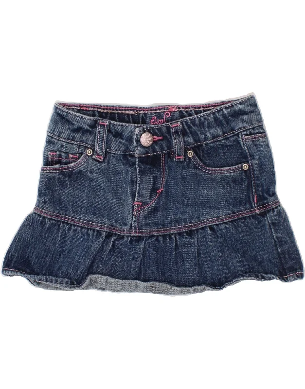 LEVI'S Baby Girls Denim Skirt 12-18 Months W18 Blue Cotton wool skirt warm