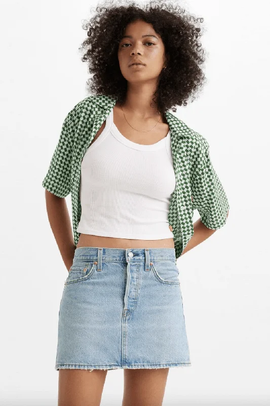 LEVI'S ICON SKIRT - FRONT AND CENTRE chiffon skirt airy