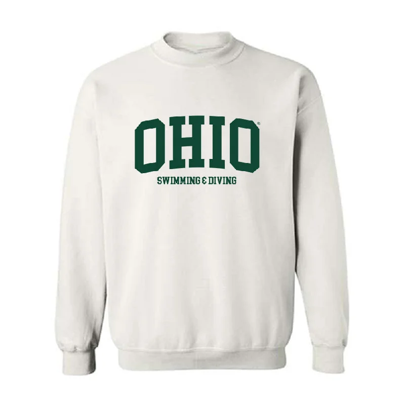 Ohio - NCAA Women's Swimming & Diving : Katie Buroker - Classic Shersey Crewneck Sweatshirt Hoodie with Earth Tones Natural Calm