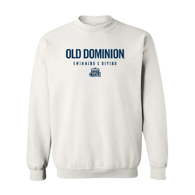 Old Dominion - NCAA Women's Swimming & Diving : Jadyn Whitt - Classic Shersey Crewneck Sweatshirt Hoodie with Contrast Stitching Detailed Premium Old Dominion - NCAA Women's Swimming & Diving : Jadyn Whitt - Classic Shersey Crewneck Sweatshirt Hoodie with Contrast Stitching Detailed Premium