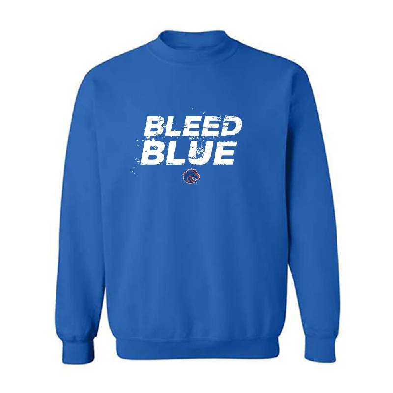 Boise State - NCAA Women's Track & Field : Lizbeth Soto - Classic Shersey Crewneck Sweatshirt Hoodie with Monochrome Minimalist Simple