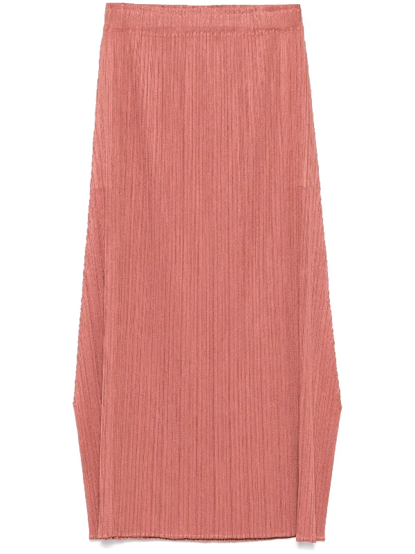 PLEATS PLEASE ISSEY MIYAKE - Women Monthly Colors : December Skirt chiffon skirt airy