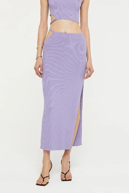 Selena Knit Skirt silk skirt elegant