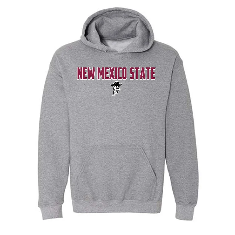 NMSU - NCAA Women's Track & Field : T'Erica Boyd - Classic Fashion Shersey Hooded Sweatshirt Hoodie with Stripes Bold Sporty NMSU - NCAA Women's Track & Field : T'Erica Boyd - Classic Fashion Shersey Hooded Sweatshirt Hoodie with Stripes Bold Sporty