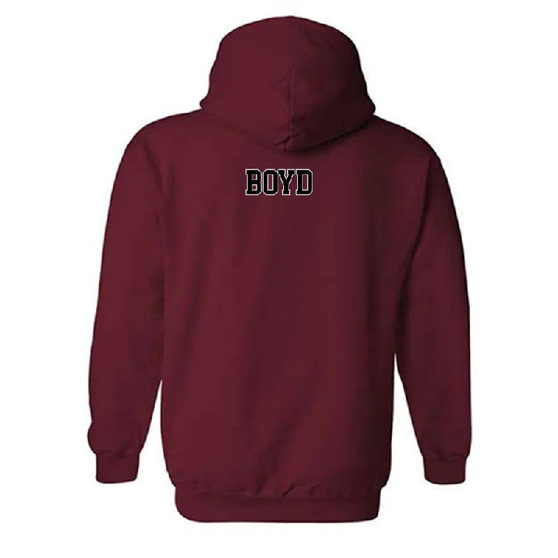 NMSU - NCAA Womens Track & Field (Indoor) : T'EricaBoyd - Hooded Sweatshirt Classic Shersey Hoodie with Slit Hem Functional Movement NMSU - NCAA Womens Track & Field (Indoor) : T'EricaBoyd - Hooded Sweatshirt Classic Shersey Hoodie with Slit Hem Functional Movement
