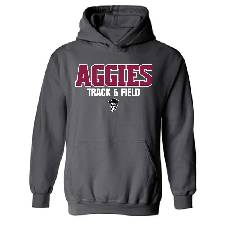 NMSU - NCAA Women's Track & Field : Terice Steen - Classic Fashion Shersey Hooded Sweatshirt Hoodie with Print Artistic Unique NMSU - NCAA Women's Track & Field : Terice Steen - Classic Fashion Shersey Hooded Sweatshirt Hoodie with Print Artistic Unique
