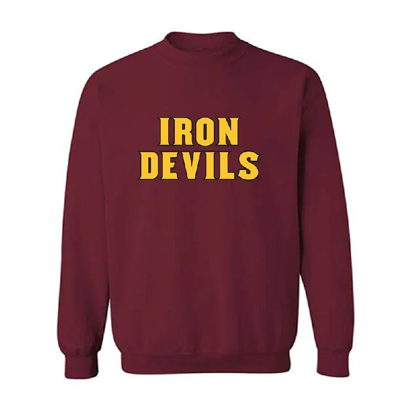Arizona State - NCAA Women's Swimming & Diving : Charli Brown - Replica Shersey Crewneck Sweatshirt Hoodie with Hood Adjustable Protection