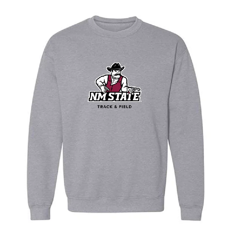 NMSU - NCAA Women's Track & Field : Terice Steen - Classic Fashion Shersey Crewneck Sweatshirt Hoodie with Gradient Ombre Colorful NMSU - NCAA Women's Track & Field : Terice Steen - Classic Fashion Shersey Crewneck Sweatshirt Hoodie with Gradient Ombre Colorful