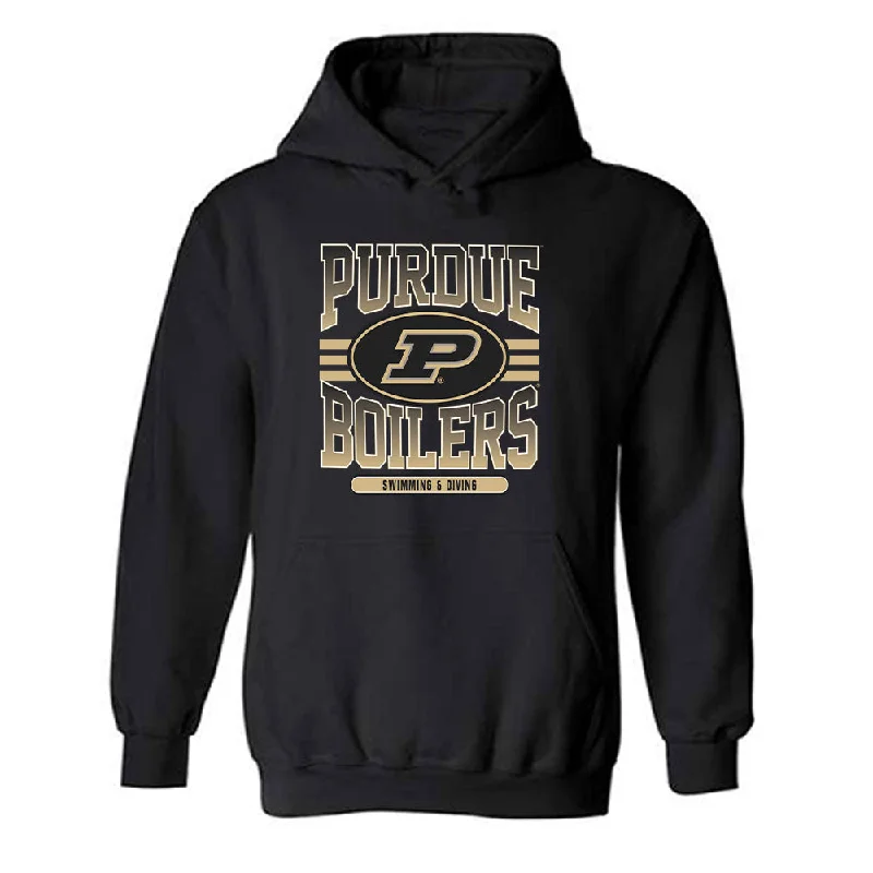 Purdue - NCAA Women's Swimming & Diving : Ruth Anne McCranie - Classic Shersey Hooded Sweatshirt Hoodie with Hem Contrast Bold Stylish Purdue - NCAA Women's Swimming & Diving : Ruth Anne McCranie - Classic Shersey Hooded Sweatshirt Hoodie with Hem Contrast Bold Stylish