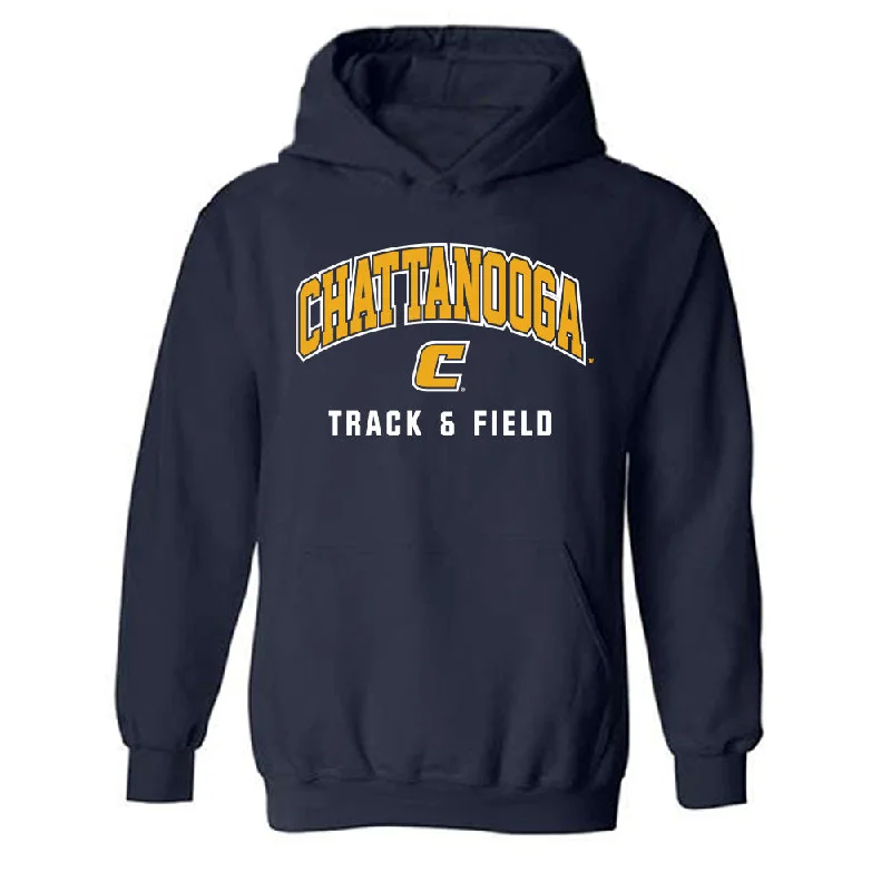 UTC - NCAA Women's Track & Field : Ava Mcgue - Classic Shersey Hooded Sweatshirt Hoodie with Patch Decorative Personalized