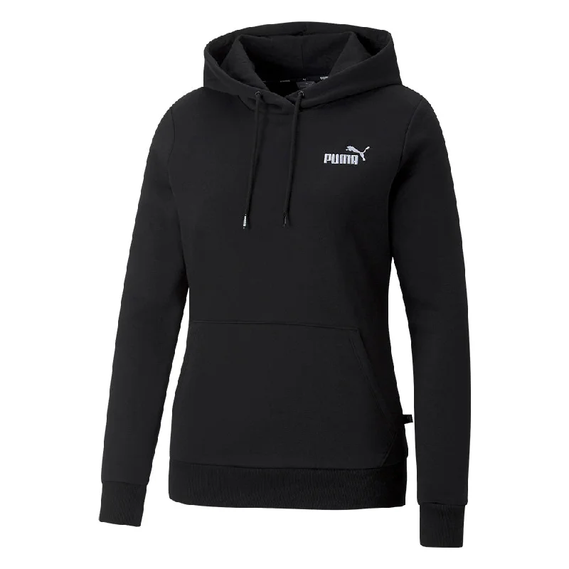 Puma  Ess+ Embriodery Womens Hoodie Hoodie with Double Zipper Versatile Adjustable