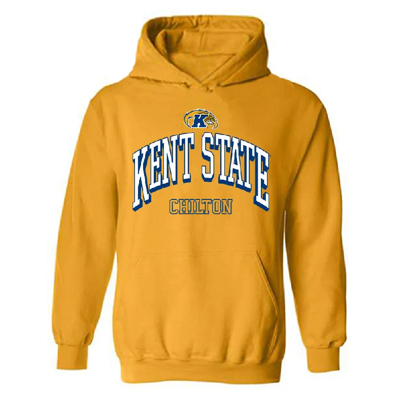 Kent State - NCAA Women's Track & Field : Amryne Chilton - Classic Fashion Shersey Hooded Sweatshirt Hoodie with Hem Lace Feminine Delicate