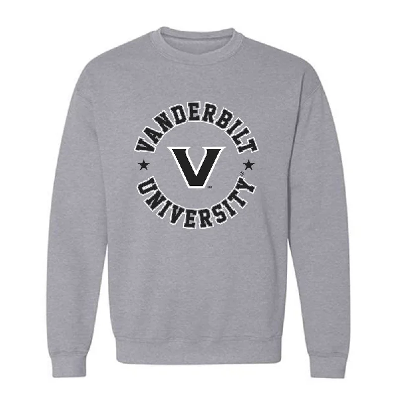 Vanderbilt - NCAA Women's Track & Field : Kenyah Conner - Replica Shersey Crewneck Sweatshirt Hoodie with Half-Zip Sporty Casual