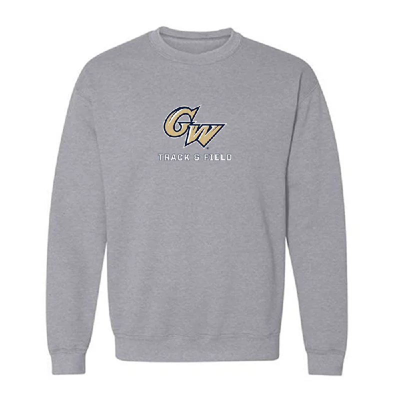 GWU - NCAA Women's Track & Field : Alana Moore - Classic Shersey Crewneck Sweatshirt Hoodie with Hem Ribbing Snug Secure
