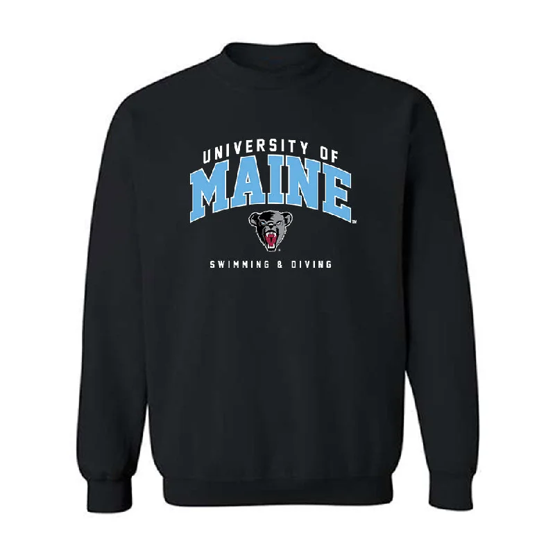 Maine - NCAA Women's Swimming & Diving : Nicki Harkins - Classic Shersey Crewneck Sweatshirt Hoodie with Back Slit Movement Comfort