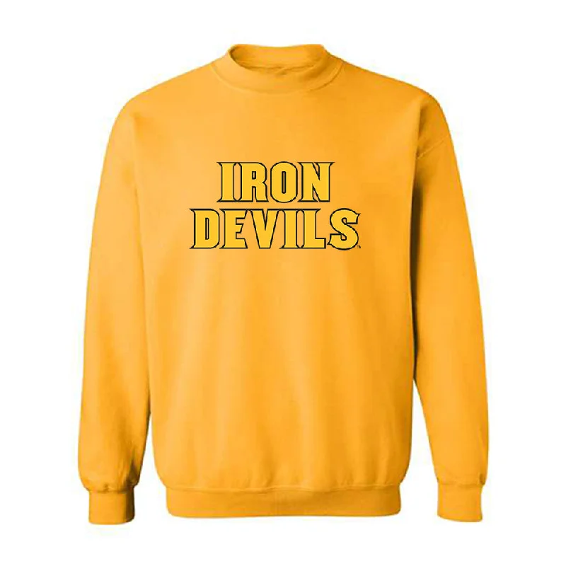 Arizona State - NCAA Women's Swimming & Diving : Charli Brown - Replica Shersey Crewneck Sweatshirt Hoodie with Thumb Holes Functional Cozy