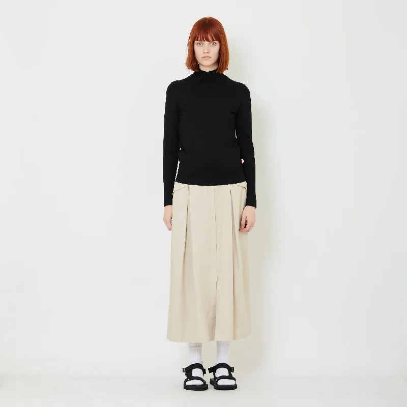 Women Rayon Maxi Skirt - Khaki - SW2409137A lace skirt romantic