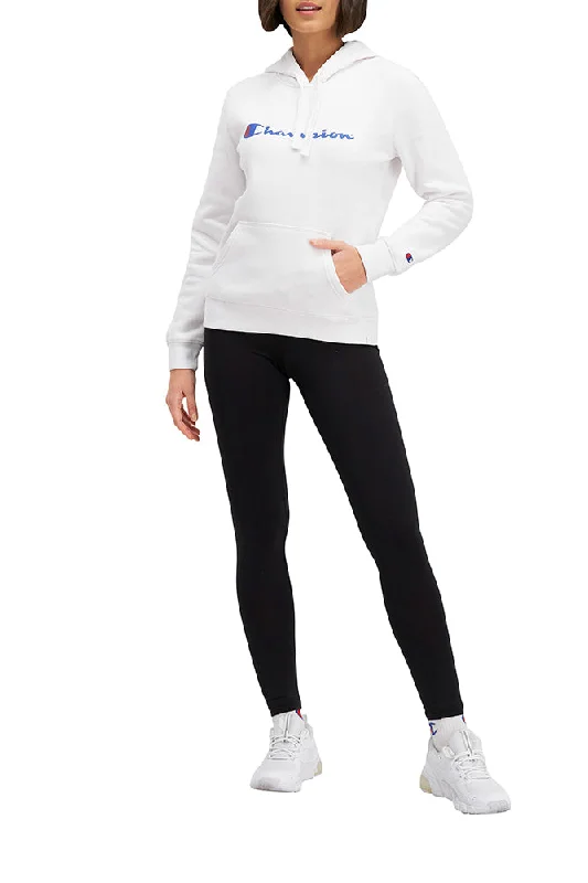Champion Script Womens Hoodie Hoodie with Longline Fit Extended Stylish