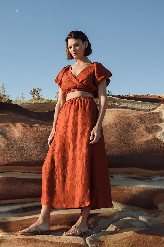 Carmen Midi Skirt corduroy skirt durable