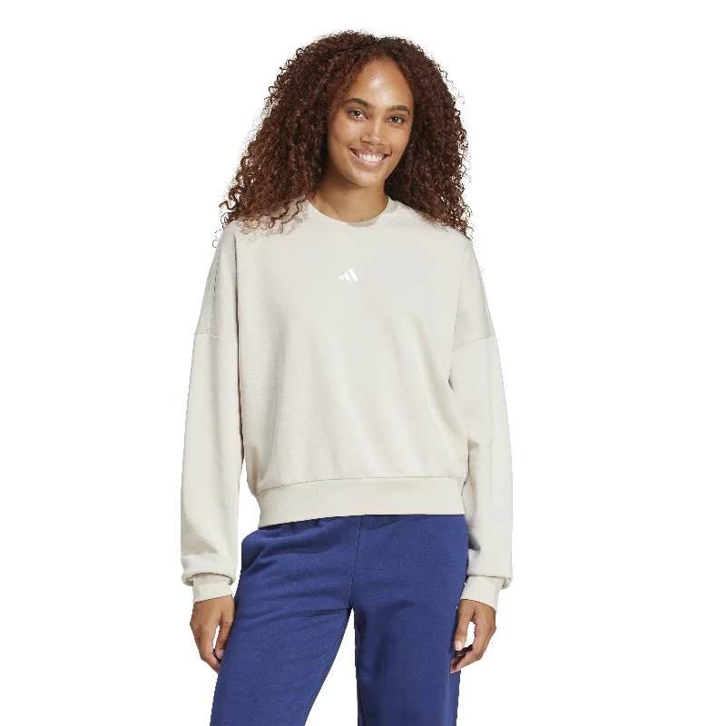adidas Essentials Small Logo Feelcozy Womens Sweatshirt Hoodie Jacket Zipper Layering