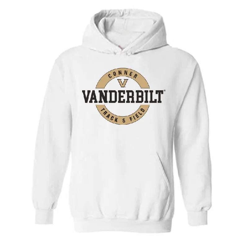 Vanderbilt - NCAA Women's Track & Field : Kenyah Conner - Classic Fashion Shersey Hooded Sweatshirt Hoodie with Side Slits Relaxed Casual