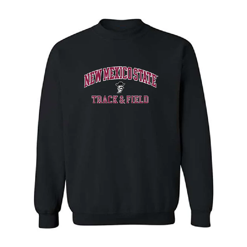 NMSU - NCAA Women's Track & Field : T'Erica Boyd - Classic Fashion Shersey Crewneck Sweatshirt Hoodie with Applique Textured Unique NMSU - NCAA Women's Track & Field : T'Erica Boyd - Classic Fashion Shersey Crewneck Sweatshirt Hoodie with Applique Textured Unique