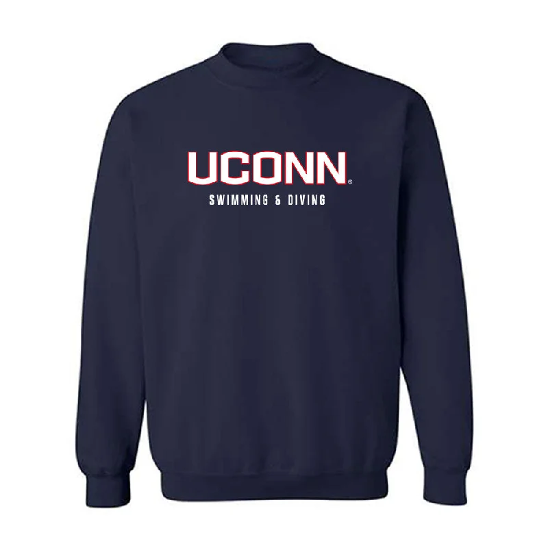 UConn - NCAA Women's Swimming & Diving : Bridget Davis - Classic Shersey Crewneck Sweatshirt Hoodie with Slim Fit Tailored Modern