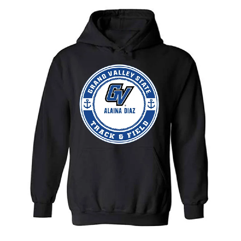 Grand Valley - NCAA Women's Track & Field (Indoor) : Alaina Diaz - Hooded Sweatshirt Fashion Shersey Hoodie with Mesh Breathable Sporty Grand Valley - NCAA Women's Track & Field (Indoor) : Alaina Diaz - Hooded Sweatshirt Fashion Shersey Hoodie with Mesh Breathable Sporty
