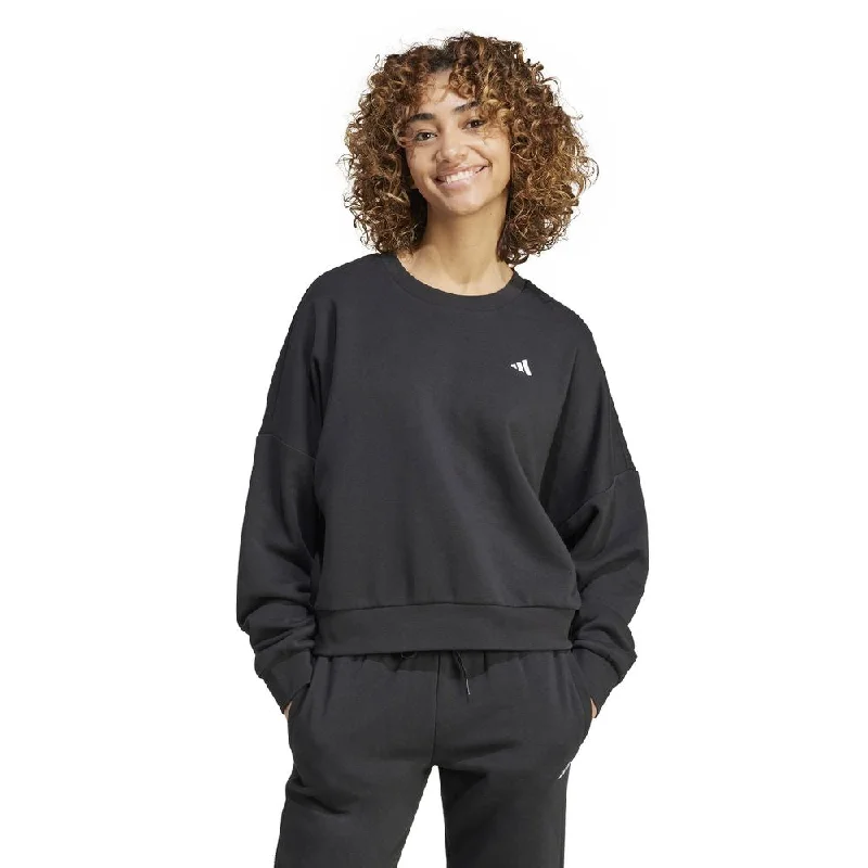 adidas Feelcozy Womens Sweatshirt Hoodie with Reflective Safety Nightwear