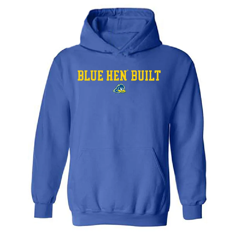 Delaware - NCAA Women's Track & Field : Amber Cray - Fashion Shersey Hooded Sweatshirt Hoodie with Drawcord Adjustable Secure