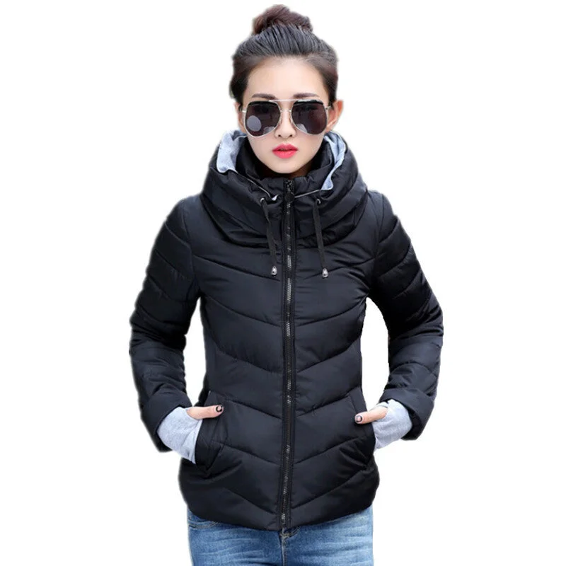 Wadded Winter Jacket Women Cotton Short Jacket Fashion Girls Padded Slim Plus Size Parkas Stand collar Coat DT1 Stylish Buttoned Parka Coat Wadded Winter Jacket Women Cotton Short Jacket Fashion Girls Padded Slim Plus Size Parkas Stand collar Coat DT1 Stylish Buttoned Parka Coat