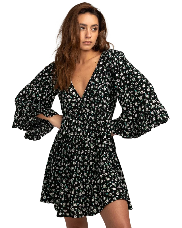 After Time Dress in Off Black