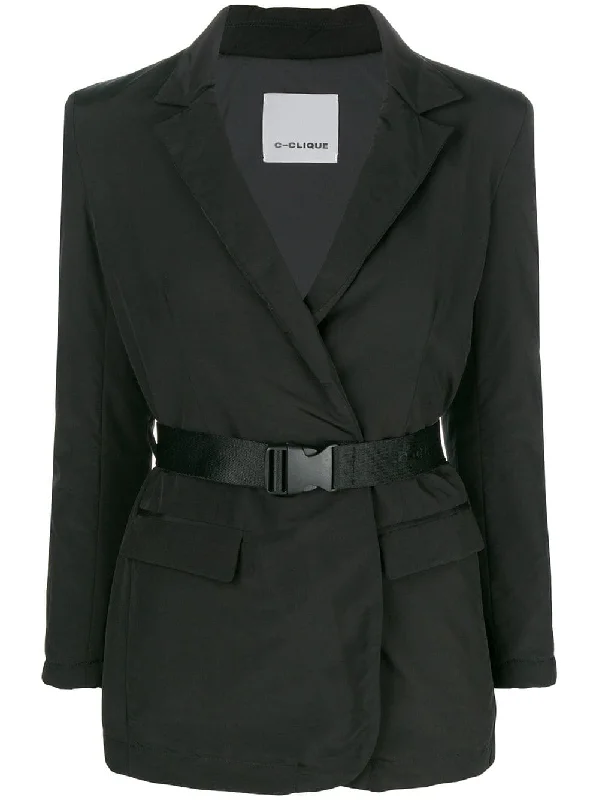 buckled waist blazer Women's Luxurious Jacket