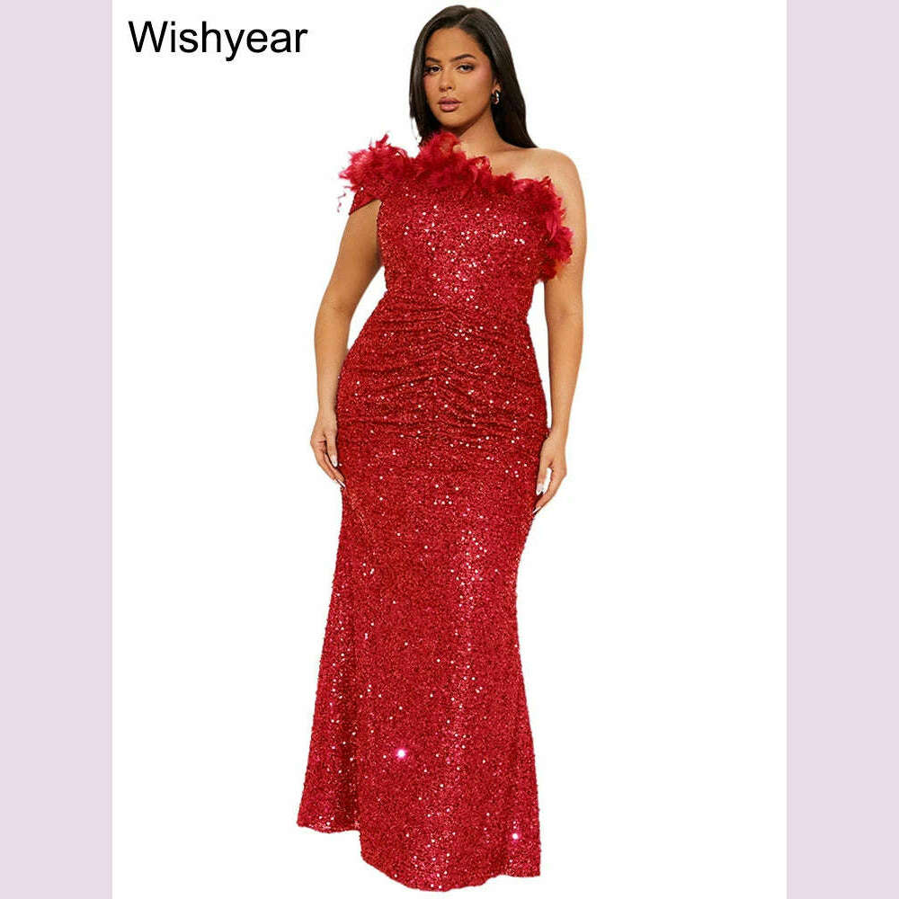 red dress