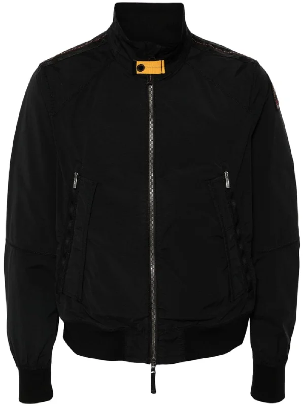 Parajumpers Coats Black Satin Fabric Silk Fabric Chiffon Fabric