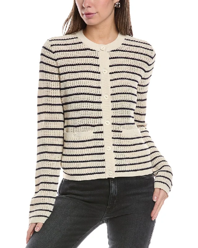 rag & bone Viola Cardigan Terry Terry Cloth Terry Knit